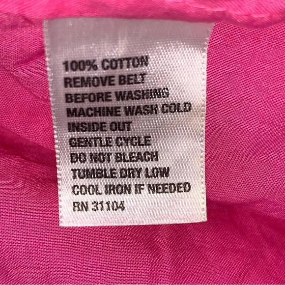 CROWN & IVY Pink Eyelet Lace Sundress Convertible Straps Size 16 Barbie Pockets - Picture 10 of 10